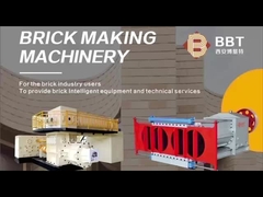 Красная глина Автоматическая машина для изготовления кирпичей из почвы Проект туннельной печи