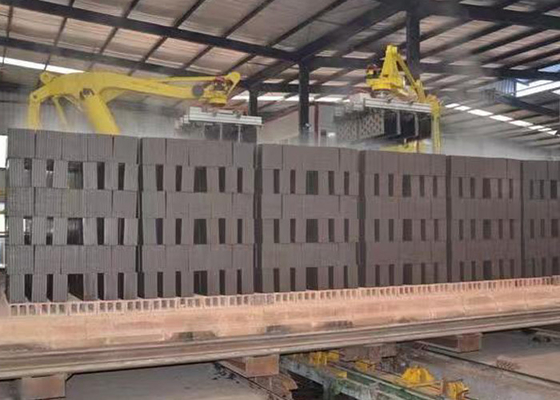 печь тоннеля блока пустотелого кирпича системы сгораний природного газа