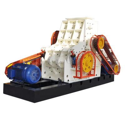 Двухзубая роликовая высокоскоростная вращающаяся молотковая дробилка для производства глиняного кирпича