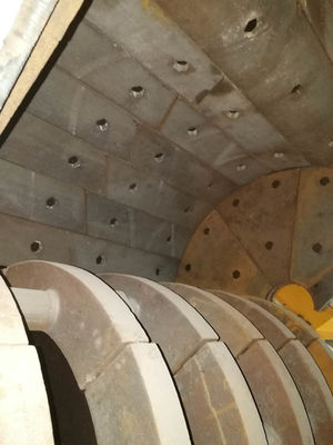 Двухроторная молотковая дробилка 180 кВт с 36 молотками и допустимой влажностью не более 8,5% для переработки минералов