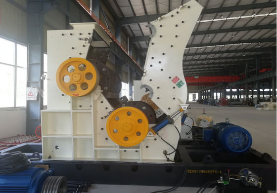 Энергосберегающий двухмоторный автоматический двухроторный молотковый дробильный станок 90-120 т/ч для дробления глины и камня