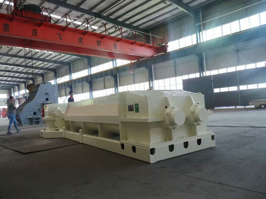 Завод по производству глиняного кирпича, смесительное оборудование производительностью 120 тонн в час, двухвальный экструдер-смеситель от BBT.