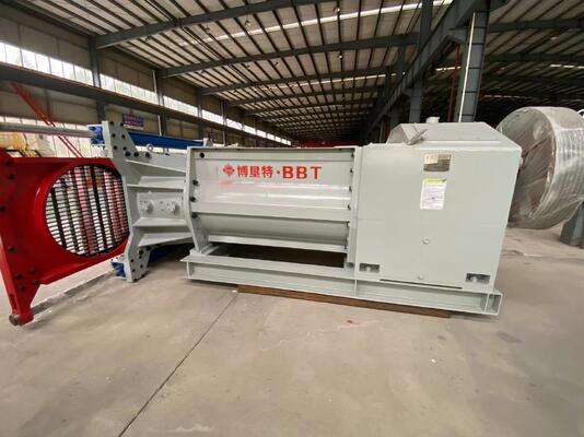 Clay mud front stencil mixing extruder mixer for brick block tile making factory