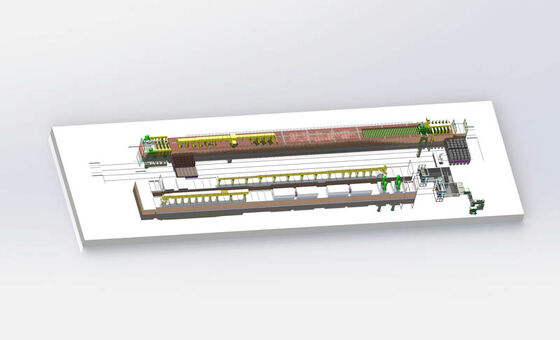 От 100 до 1200 тонн/день полностью автоматическая линия по производству глиняного кирпича с туннельным сушилкой и туннельной печью для производства глиняного кирпича