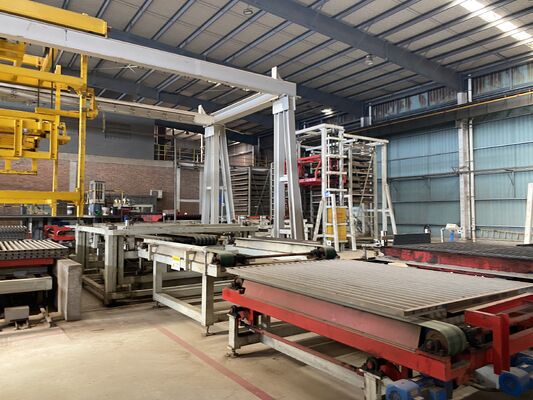 Single Layer Tunnel Drying Chamber Process for Automated Clay Brick Factory